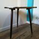 Table basse formica marron