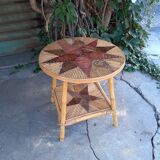 Rattan coffee table