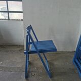 Set of 4 vintage folding chairs