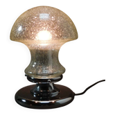 Mid-Century Chrome and Glass Mushroom Table Lamp by Baum Leuchten, 1970s