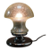 Mid-Century Chrome and Glass Mushroom Table Lamp by Baum Leuchten, 1970s