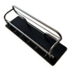 Vintage coat rack 1960s chrome black wall rack