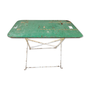 ancienne table de jardin - fer