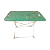 Former garden table folding iron table