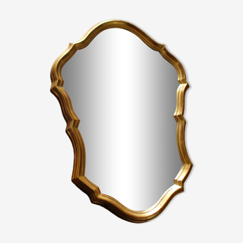 Miroir doré esprit baroque