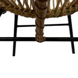 Rattan chair by Dirk van Sliedregt Rohe Noordwolde 1960 in the Netherlands