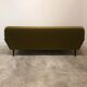 Canapé vert olive scandinave années 60