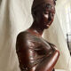 Bust of the Recamier in painted plaster