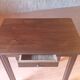 Table bureau ou table d’appoint art déco années 1930 vintage bois massif