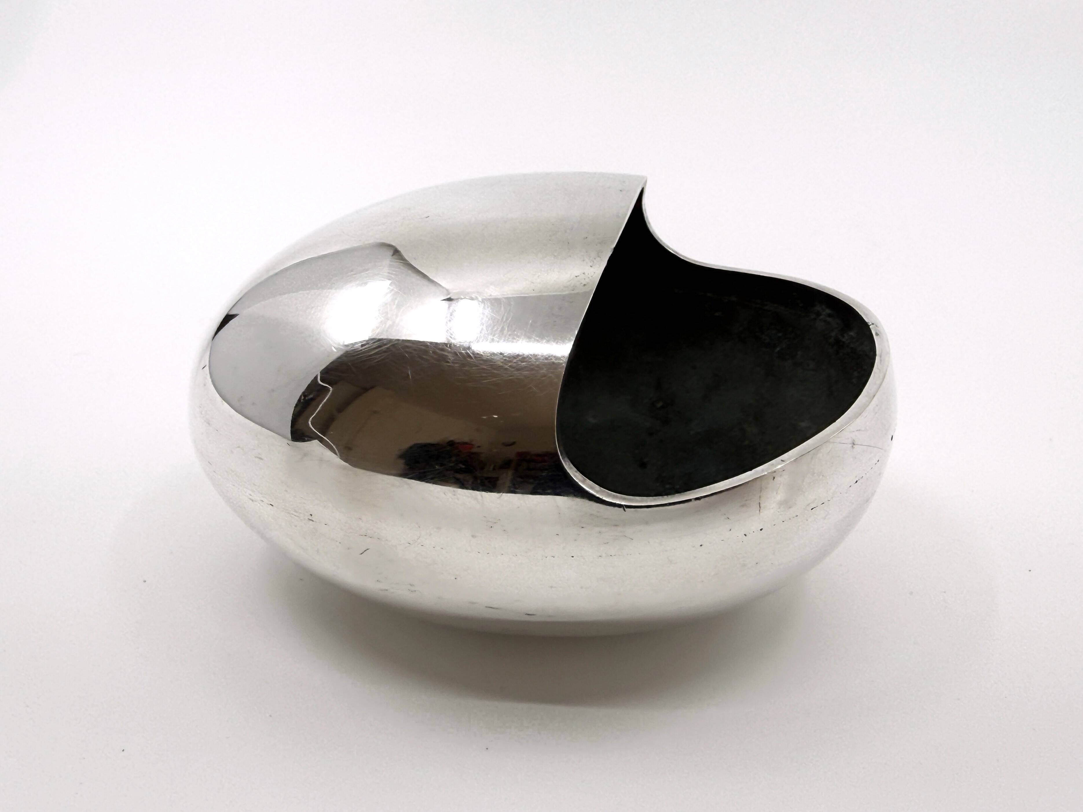 Modernist ashtray "the smile" • Hans Bundle for Carl Cohr • Denmark 50s