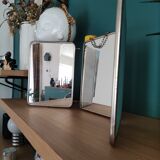 Triptych barber mirror
