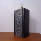 Brutalist table lamp from Temde, Switzerland, 1960s