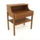 Scandinavian bedside table in teak, AB Carlströms, Sweden, 1960.