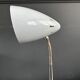 Vintage desk lamp Kompernass adjustable in pearl grey lacquered metal.