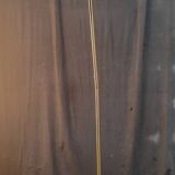 Golden floor lamp with 3 spots