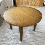 1950s round oak table