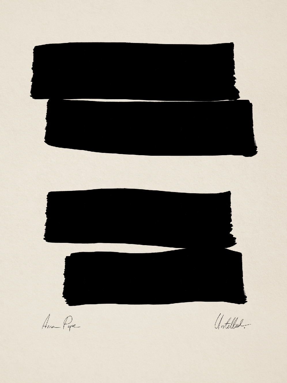 Framed abstract giclee art print 50x70cm