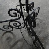 Vintage wrought iron floor lamp