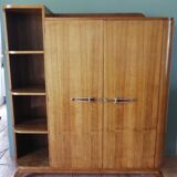 Asymmetrical art deco wardrobe