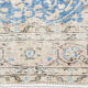 3x10 Turkish vintage runner rug hand-made blue runner 3x10 runner 310x75cm