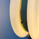 Floor lamp by De Majo in Murano glass and brass, Italy 1960.