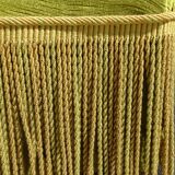 Paire de fauteuils crapauds en velours vert