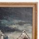 Oil on canvas painting storm sky country gallery