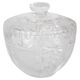 Vintage Crystal Sugar Bowl, Italy, 1960s