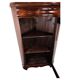 Antique Late Empire Corner Cabinet with Shelves in Mahogany from the 1840s