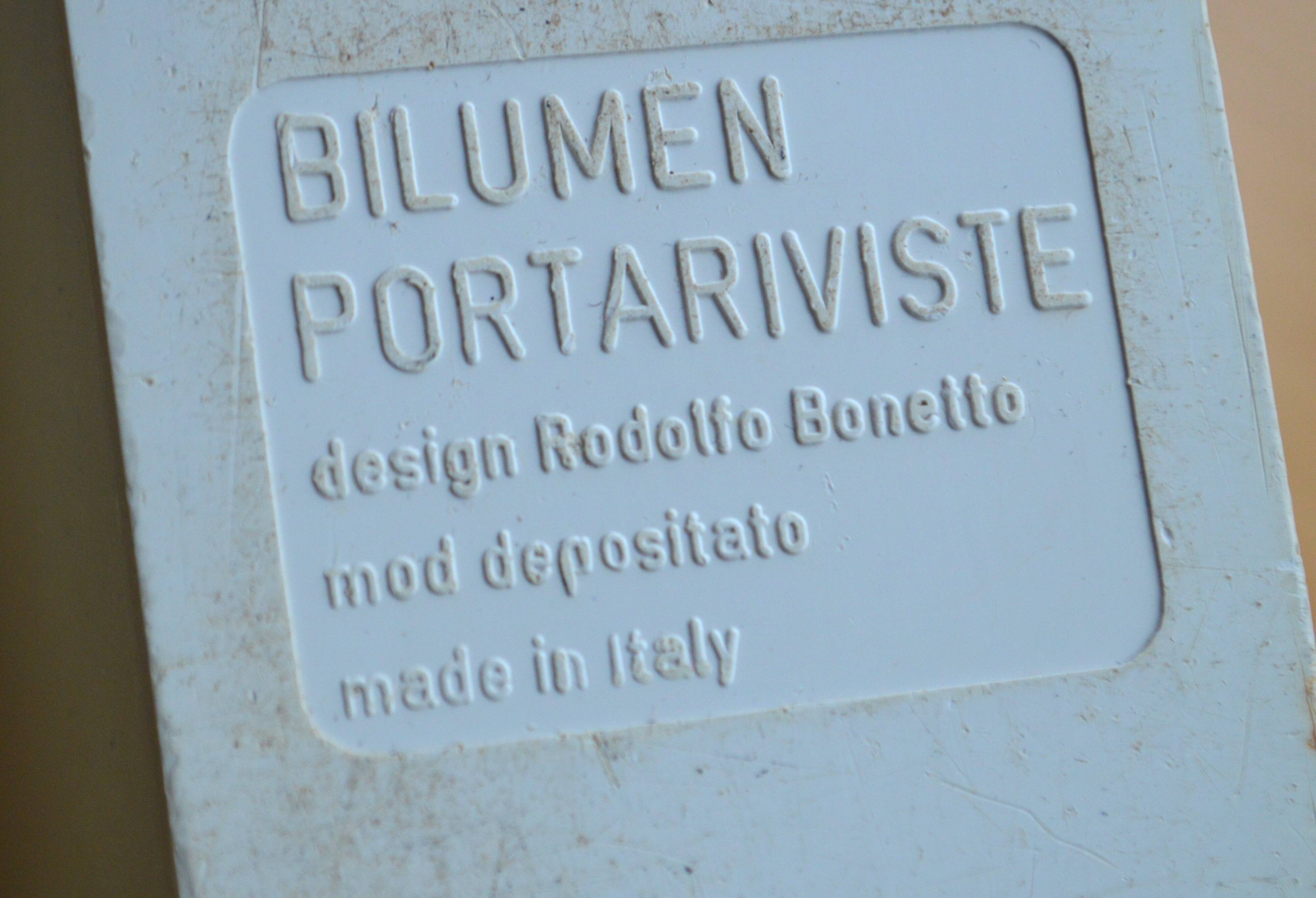 Vintage Magazine rack 1960 Rodolfo Bonetto space age made in Italy design