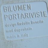 Vintage Magazine rack 1960 Rodolfo Bonetto space age made in Italy design