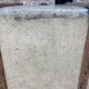 Antique wooden travel trunk