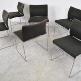 Set of six chairs Kazuhide Takahama model 'Jano' for Simon 1970s