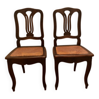 Chaises cannage