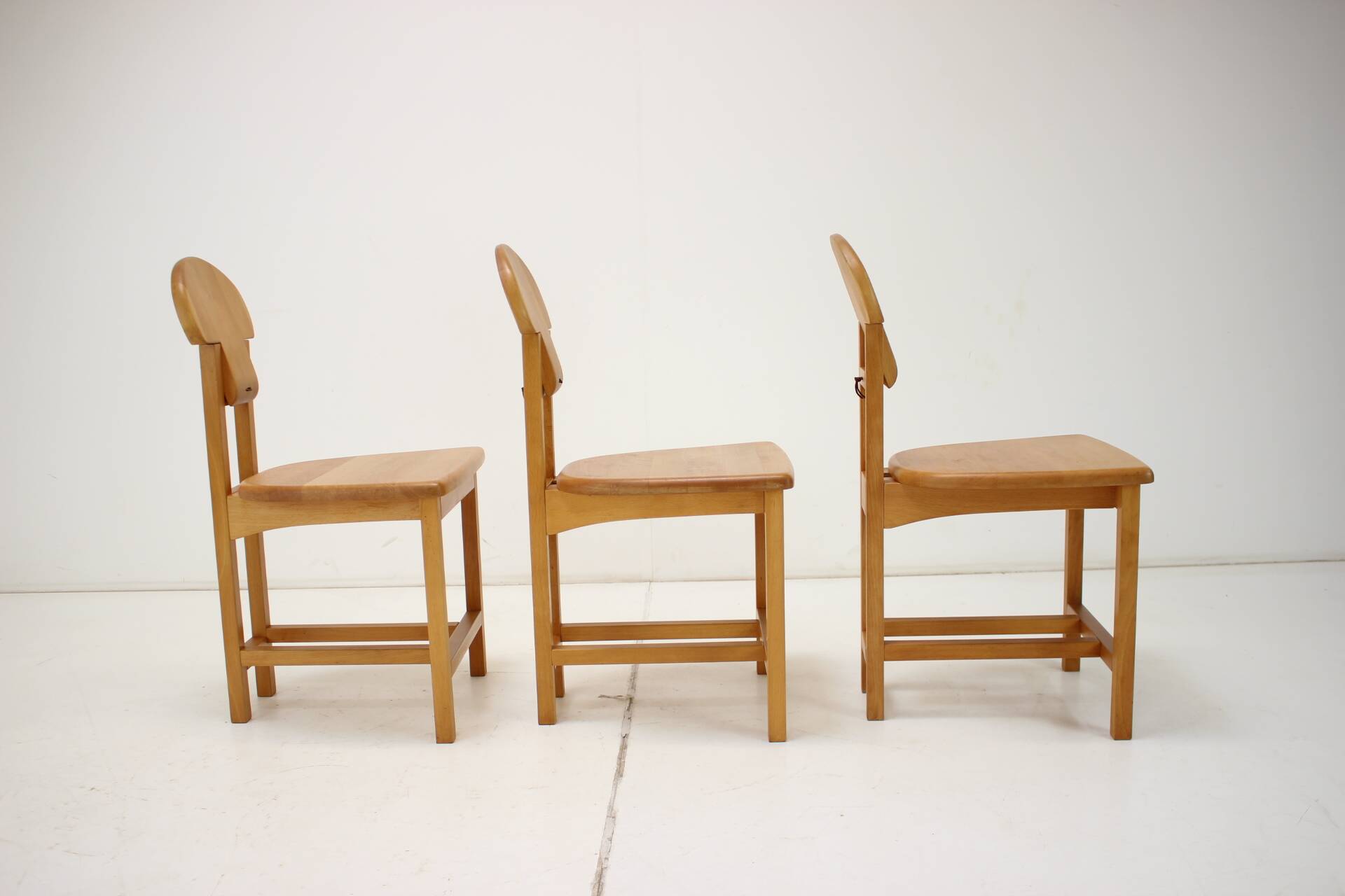 Set Of 3 Scandinavian Style Chairs, Finland, 1970s