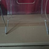 Vintage plexiglass magazine holder