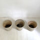 Set of 3 garden pots in Fibrocement 70's