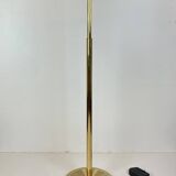 Articulated French library reading floor lamp made in brass, by Boulanger from 1980's. Height adjus