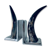 Pair of horn bookends