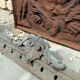 Large Front Fireplace Bronze 49cm 11kg - Marked DB 539 - Bar 113cm