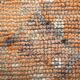 3x11 Brown & Orange Super Soft Vintage Runner Rug, 84x346Cm