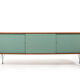 Heinrich Roepstorff Teak and Colored Doors Sideboard 1950s