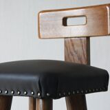 Vintage French Bar Stools, Set of 2