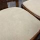 4 vintage woven rattan chairs