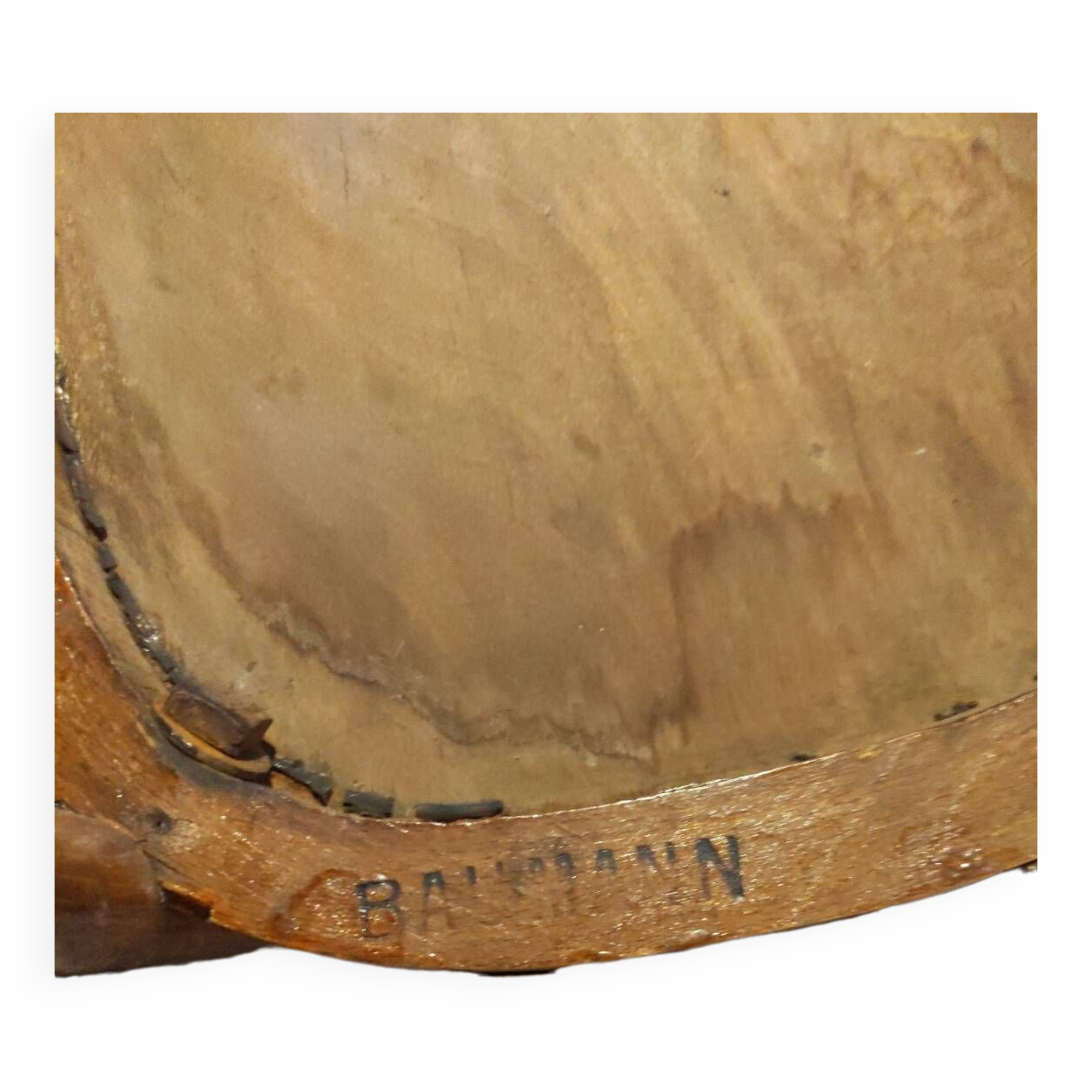 Baumann children's wooden chair signed