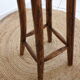 Stool top solid wood