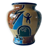 Multicolored vase