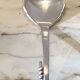 Small solid silver spoon, art-deco, georg jensen, 1930s/40s, denmark