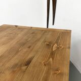 Monumental XXL Pine Farmhouse Table (3.20m) – 1970s