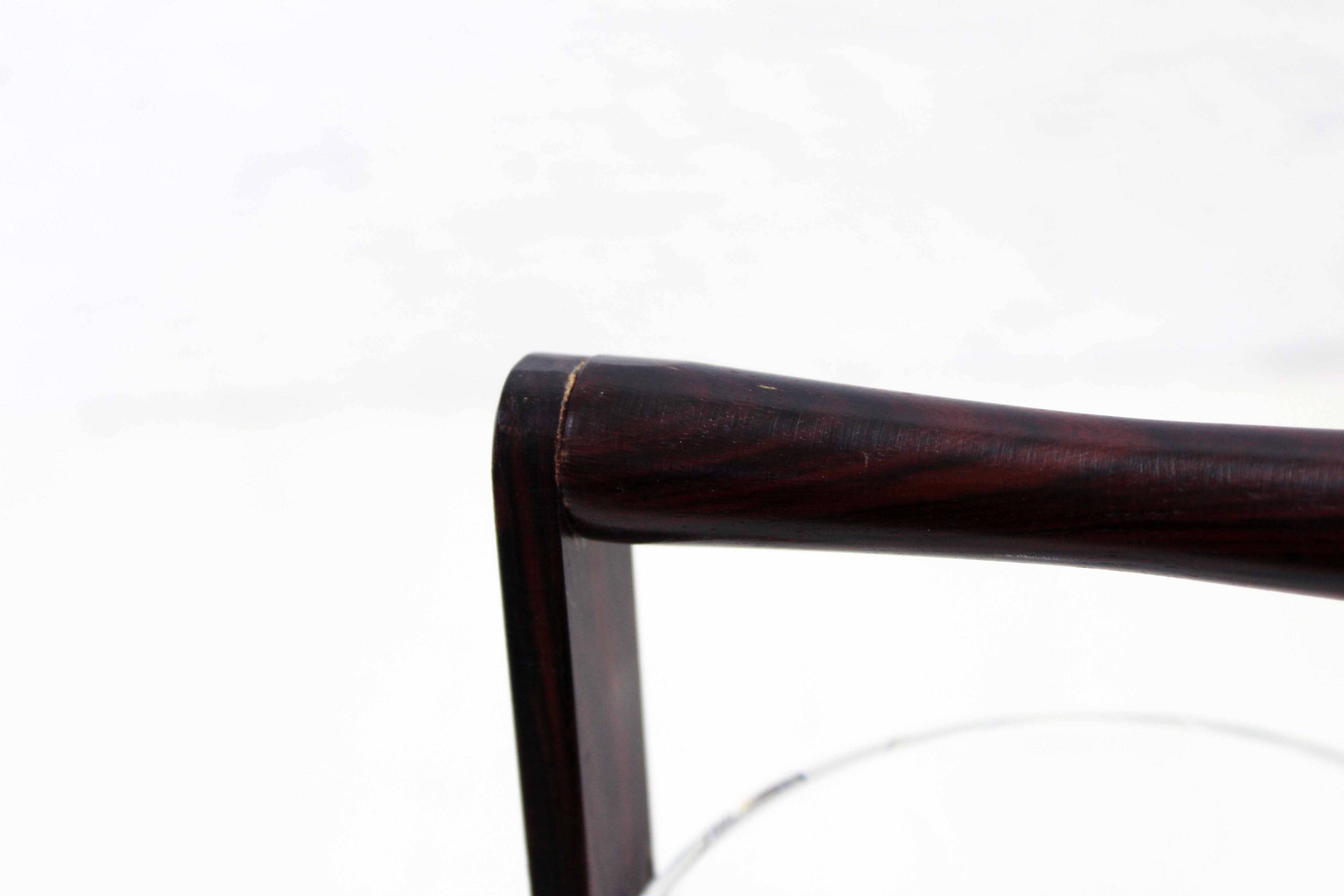 Crystal and wood ice bucket 1970